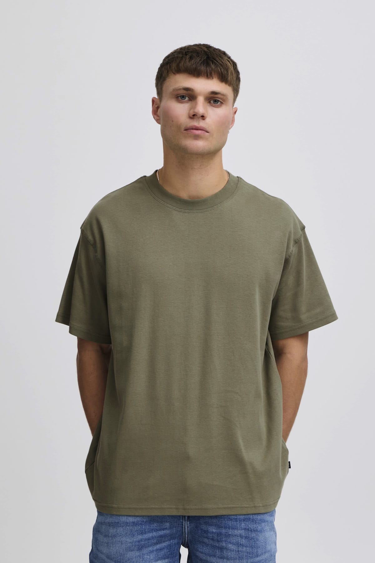 T-Shirt SDDANTON SS Vetiver T-Shirt Solid 