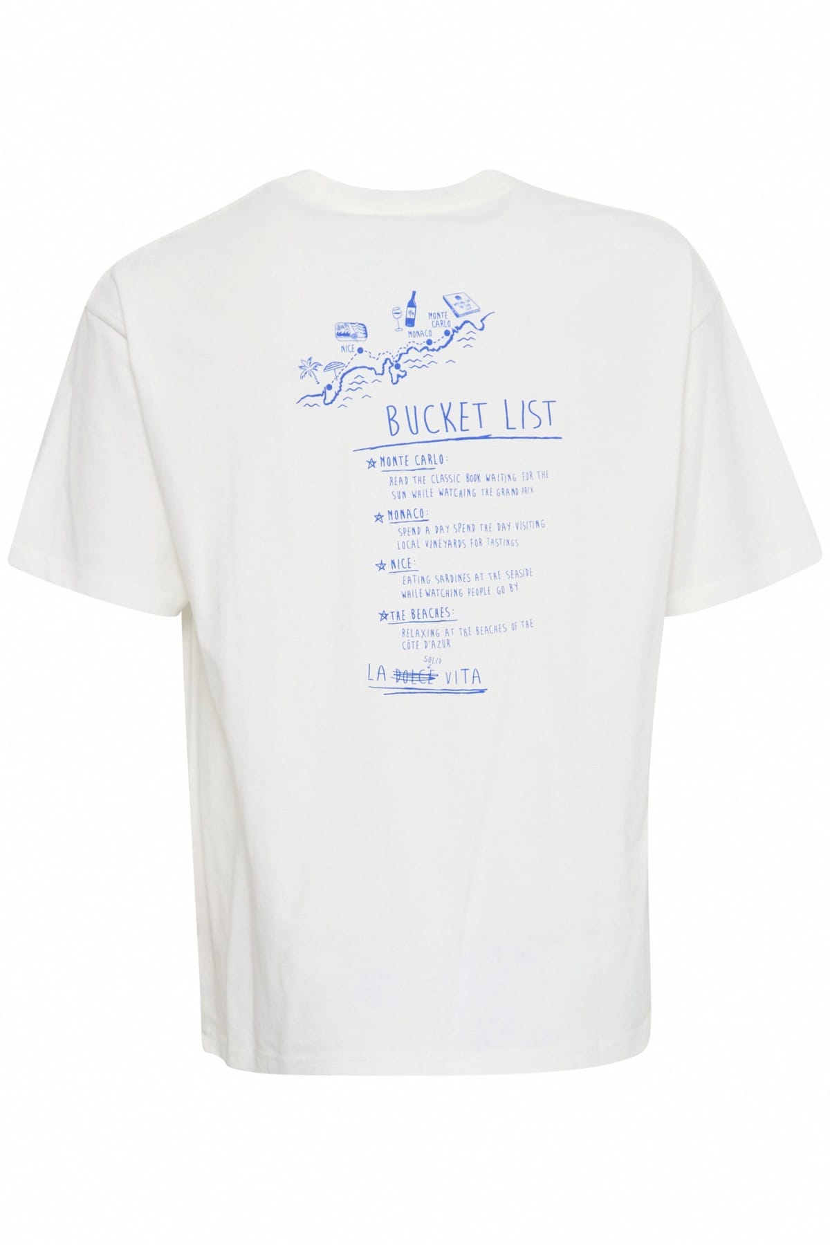 T-Shirt SDORRICK Off White Bucketlist T-Shirt Solid 