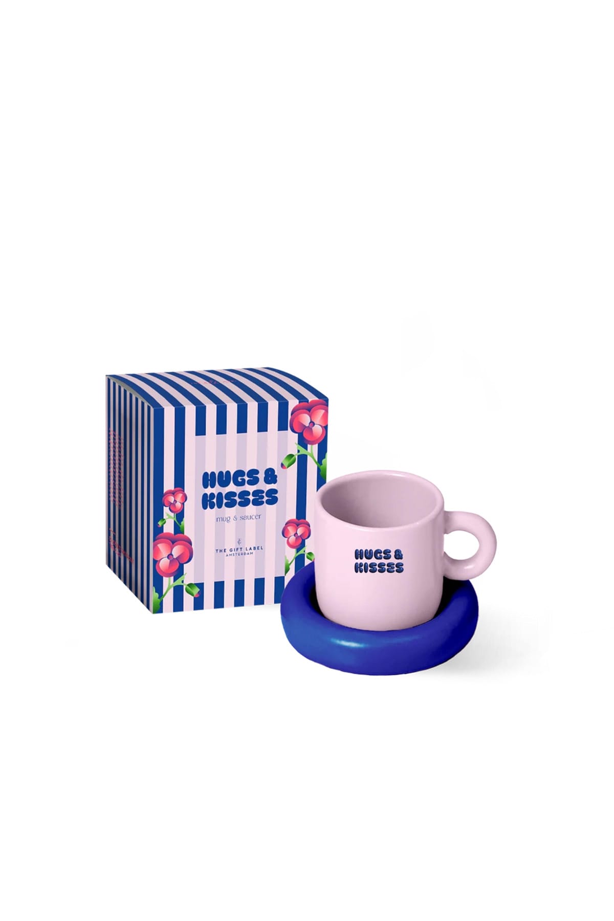 Tasse Mug & Saucer - Hugs & Kisses Tasse The Gift Label 