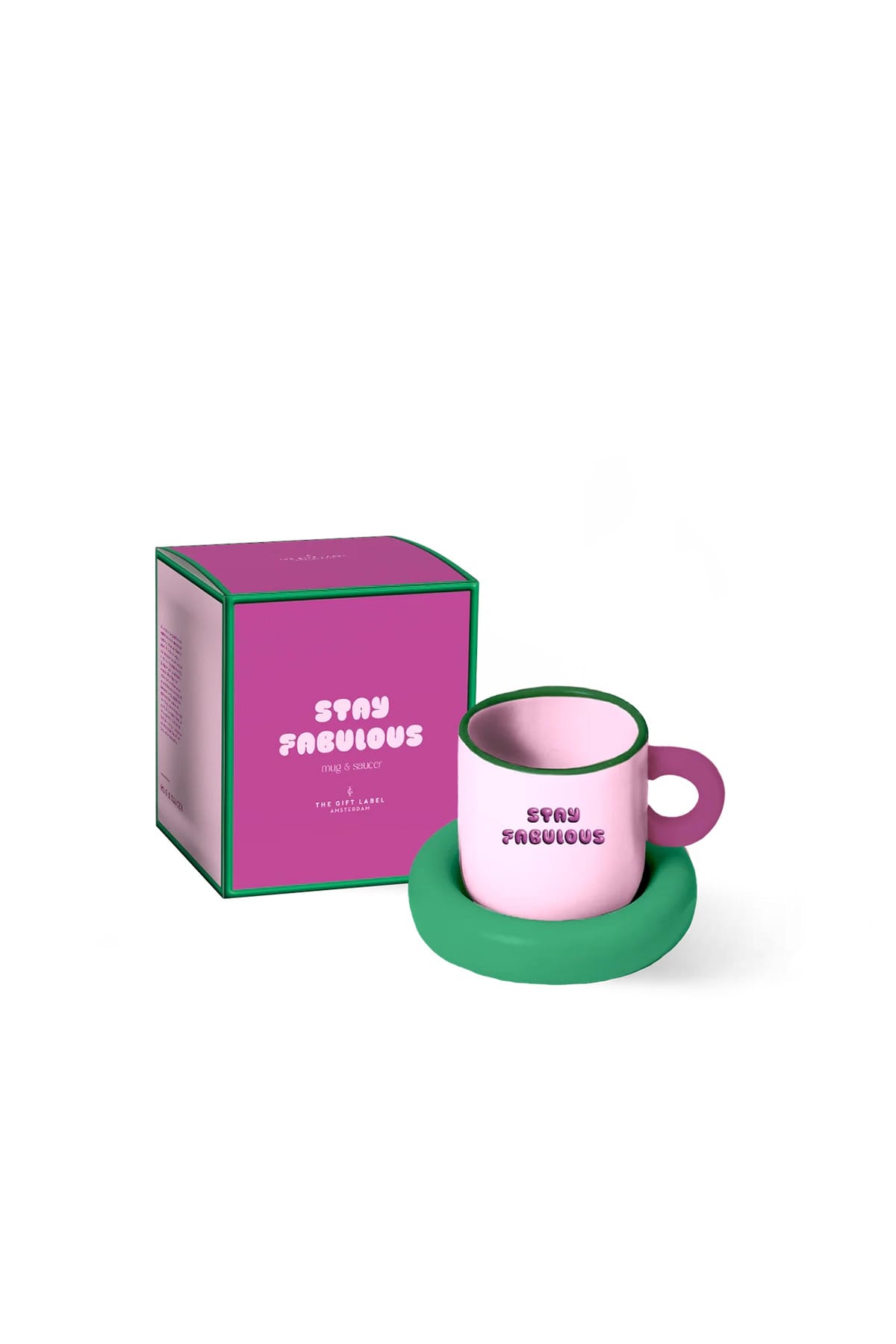 Tasse Mug & Saucer - Stay Fabulous Tasse The Gift Label 