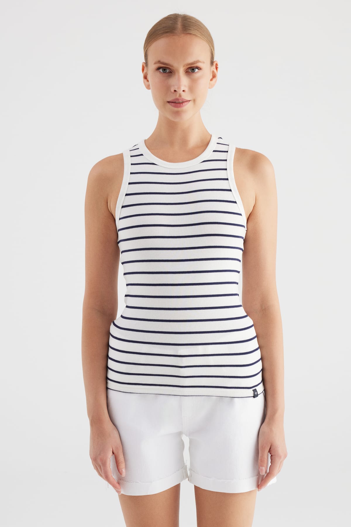 Top Liv Striped Ecru Top C.O.J - Cup of Joe Denim 