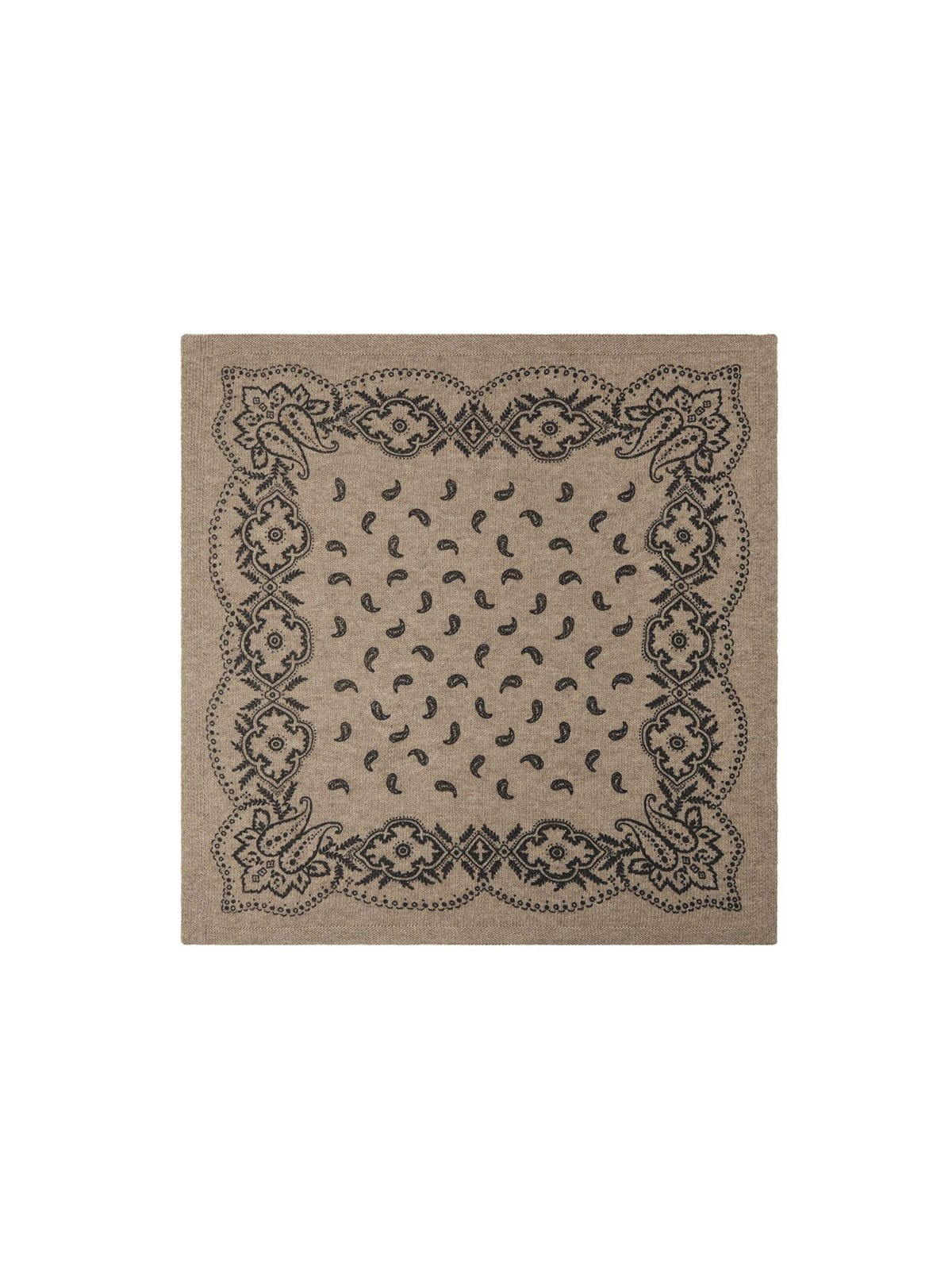 Tuch Adelina Paisley Knit Scarf Beige Melange Tuch Neo Noir 