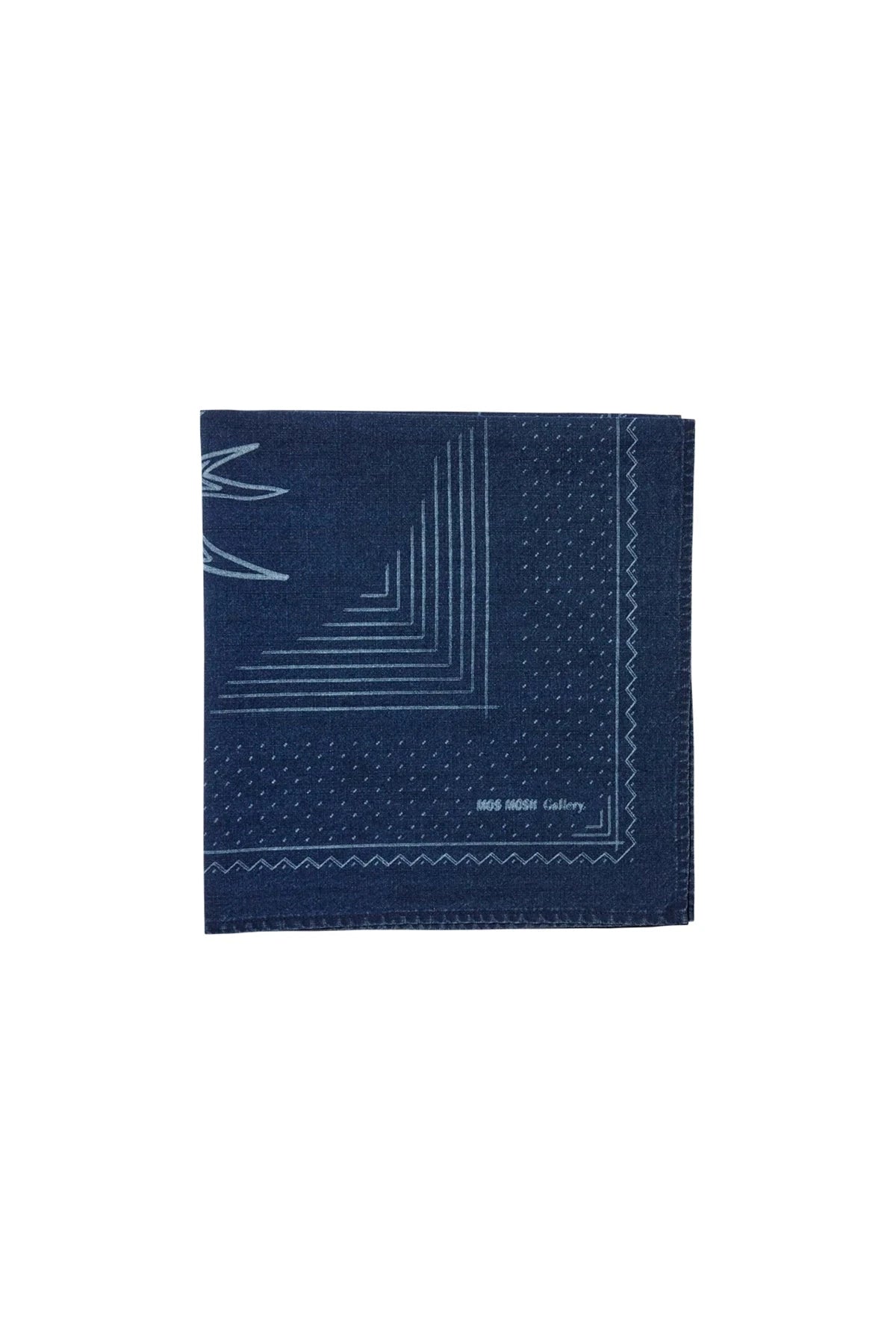 Tuch MMGBird Chambray Neckerchief Indigo Blue Tuch MosMosh 