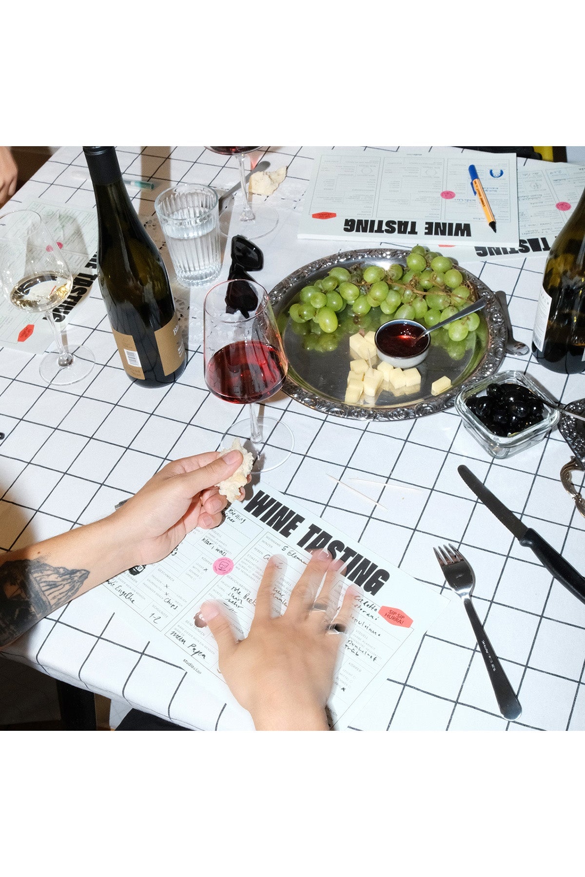 Weinprobe Block 2.0, 50 Seiten Weinprobe Block STUDIO CIAO 