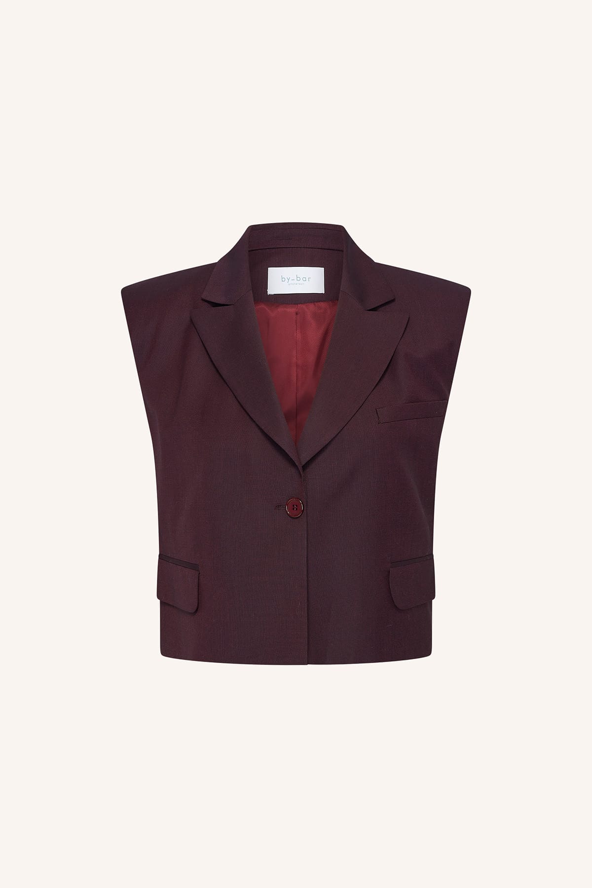 Weste bobi gilet dark wine Weste By Bar 